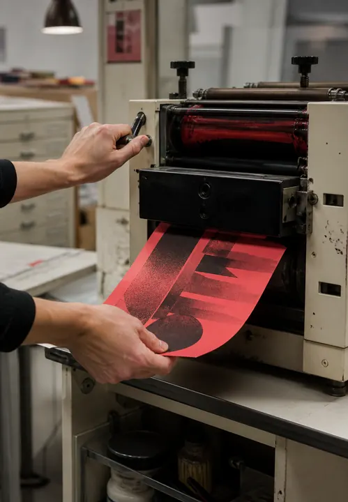 Risograph printing Reel
